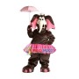 Elegant Elephant With Umbrella Mascot Costume