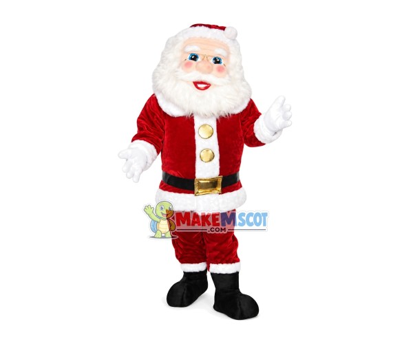 Charity Santa Claus Mascot Costume Charity Santa Claus Mascot Costume