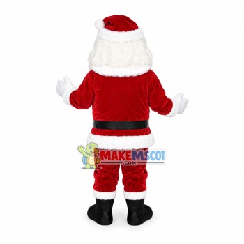 Charity Santa Claus Mascot Costume Charity Santa Claus Mascot Costume
