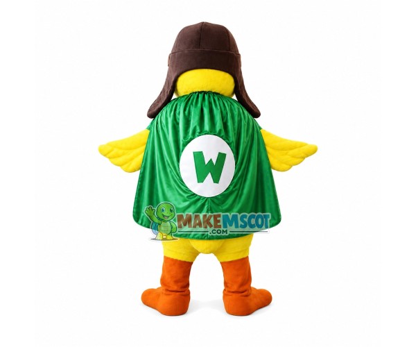 Pilot Duck Mascot Cartoon Costume Pilot Duck Mascot Cartoon Costume
