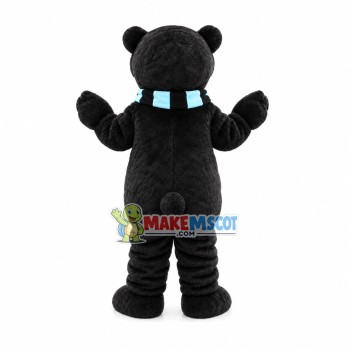 Scary Black Crazy Bear Mascot Costume Scary Black Crazy Bear Mascot Costume