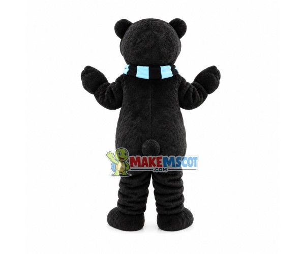 Scary Black Crazy Bear Mascot Costume Scary Black Crazy Bear Mascot Costume