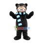 Scary Black Crazy Bear Mascot Costume