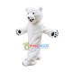 Walking Furry Polar Bear Mascot Costume Walking Furry Polar Bear Mascot Costume