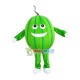 Emerald Watermelon Cartoon Mascot Costume Emerald Watermelon Cartoon Mascot Costume