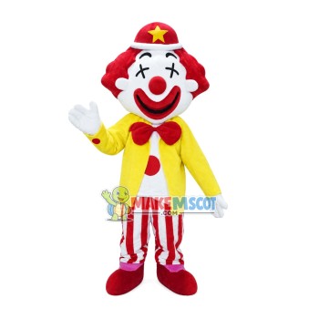 Clownish Big Mouth Clown Mascot Costume Clownish Big Mouth Clown Mascot Costume