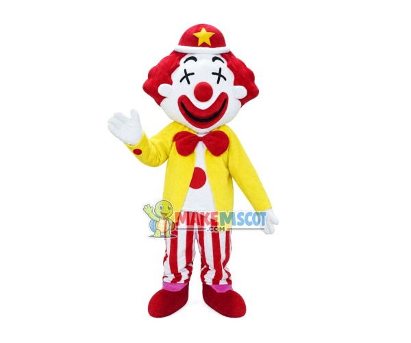 Clownish Big Mouth Clown Mascot Costume Clownish Big Mouth Clown Mascot Costume