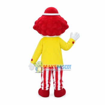 Clownish Big Mouth Clown Mascot Costume