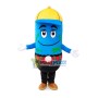 Pointed Blue Crayons Mascot Costume