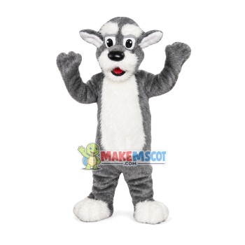 Alaskan Malamute Dog Mascot Costume Alaskan Malamute Dog Mascot Costume