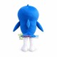Round Head Cartoon Dolphin Mascot Costume Round Head Cartoon Dolphin Mascot Costume