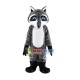 Grey Adult Raccoon Mascot Costume Grey Adult Raccoon Mascot Costume