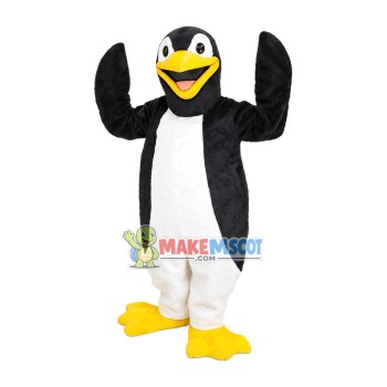 Jubilant Fat Penguin Mascot Costume Jubilant Fat Penguin Mascot Costume