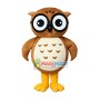 Night Brown Owl Mascot Costume