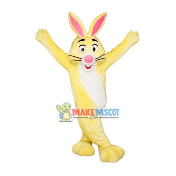 Soft Dancing Bunny Mascot Costume