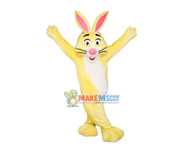 Soft Dancing Bunny Mascot Costume