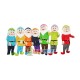 Colored Adult Size Dwarf Mascot Costume Colored Adult Size Dwarf Mascot Costume