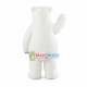 Thick Fur Polar Bear Mascot Costume Thick Fur Polar Bear Mascot Costume