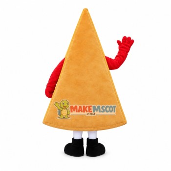 Sliced Mushroom Pizza Mascot Costume Sliced Mushroom Pizza Mascot Costume