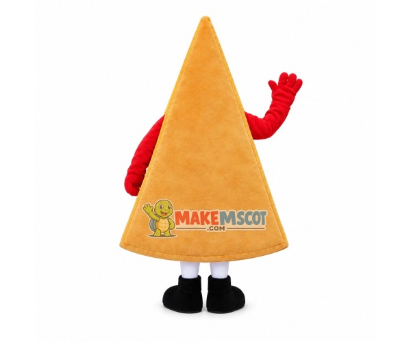Sliced Mushroom Pizza Mascot Costume Sliced Mushroom Pizza Mascot Costume