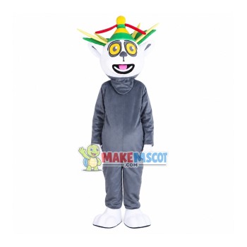 Spiral Raccoon Cartoon Mascot Costume