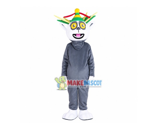 Spiral Raccoon Cartoon Mascot Costume Spiral Raccoon Cartoon Mascot Costume