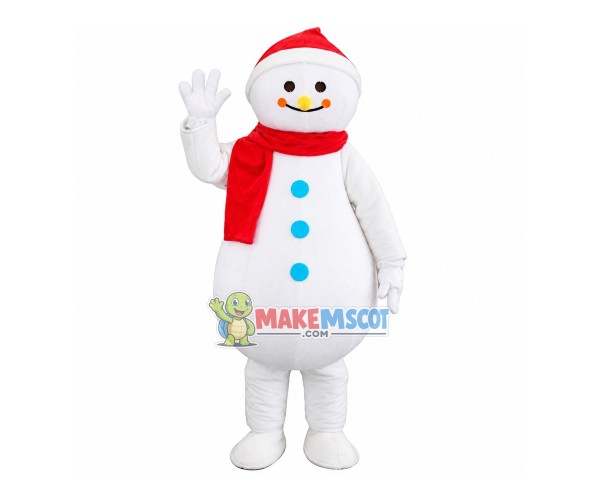 Snowman Mascot Costume For Christmas Party Snowman Mascot Costume For Christmas Party