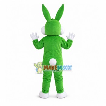Green Bugs Bunny Mascot Cartoon Costume
