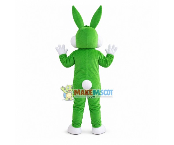 Green Bugs Bunny Mascot Cartoon Costume Green Bugs Bunny Mascot Cartoon Costume