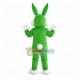 Green Bugs Bunny Mascot Cartoon Costume Green Bugs Bunny Mascot Cartoon Costume