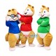 Naughty Chipmunk Brothers Mascot Cartoon Costume