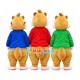 Naughty Chipmunk Brothers Mascot Cartoon Costume
