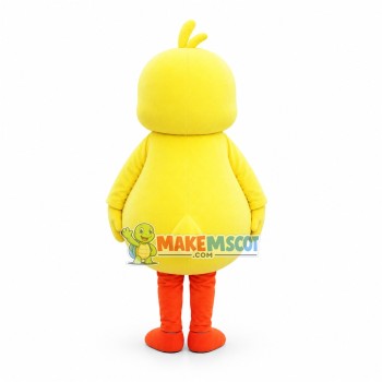 Little Yellow Duck Mascot Costume for Adult