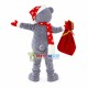 Christmas Bear With Gift Bag Mascot Costume Christmas Bear With Gift Bag Mascot Costume