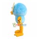 Light Blue Owl Mascot Cartoon Costume Light Blue Owl Mascot Cartoon Costume