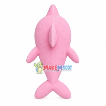 Pink Shark With Sharp Teeth Mascot Costume Pink Shark With Sharp Teeth Mascot Costume