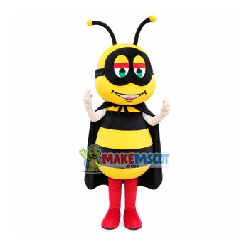 Blindfold Bee Mascot Costume Blindfold Bee Mascot Costume