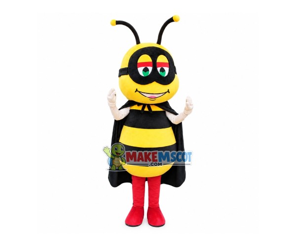 Blindfold Bee Mascot Costume Blindfold Bee Mascot Costume