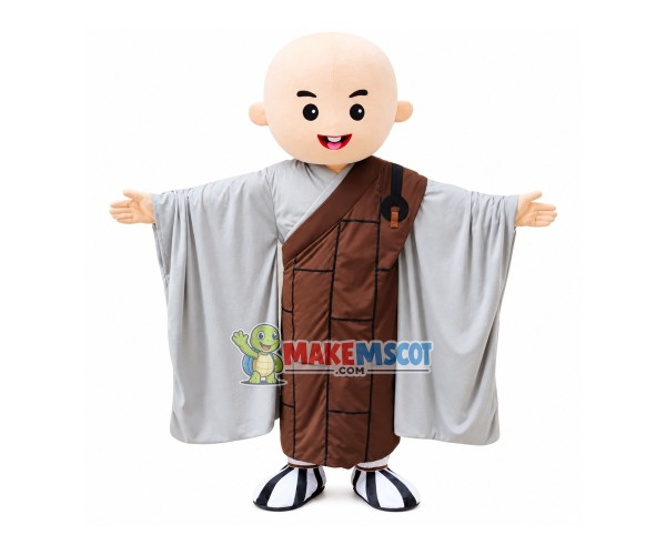 Little Monk In The Robe Mascot Costume Little Monk In The Robe Mascot Costume
