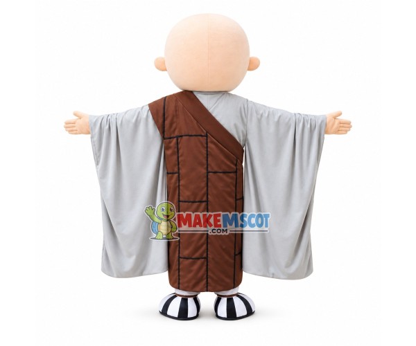 Little Monk In The Robe Mascot Costume Little Monk In The Robe Mascot Costume