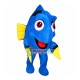 Enthusiastic Dory Cartoon Mascot Costume Enthusiastic Dory Cartoon Mascot Costume