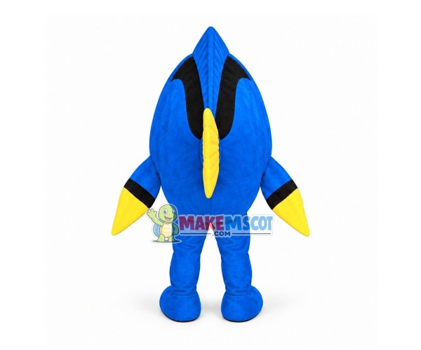 Enthusiastic Dory Cartoon Mascot Costume Enthusiastic Dory Cartoon Mascot Costume