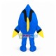 Enthusiastic Dory Cartoon Mascot Costume Enthusiastic Dory Cartoon Mascot Costume
