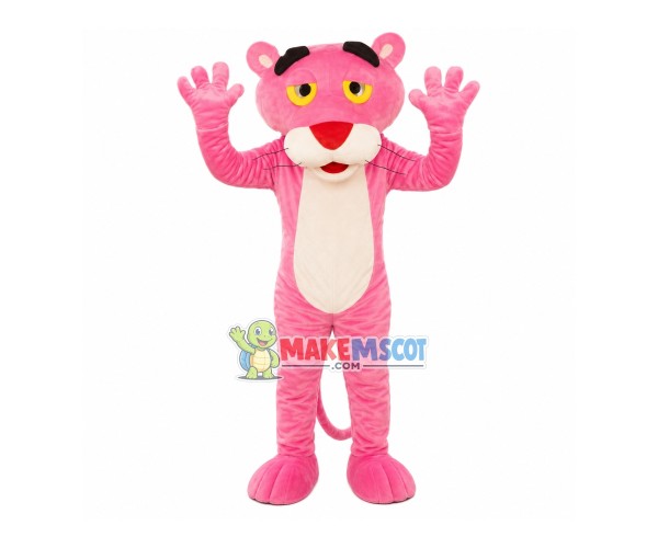 Pink Panther Mascot Costume Cartoon Character Pink Panther Mascot Costume Cartoon Character