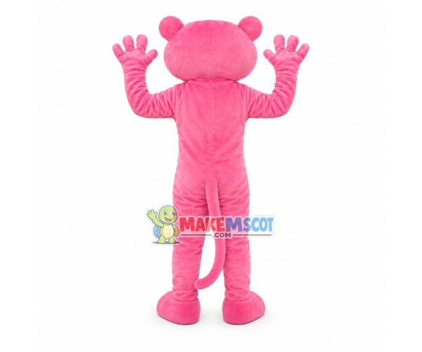 Pink Panther Mascot Costume Cartoon Character
