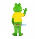 Lucky Lotus Leaf Frog Mascot Costume Lucky Lotus Leaf Frog Mascot Costume
