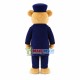 Upright Officer Bear Mascot Costume Upright Officer Bear Mascot Costume
