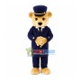 Upright Officer Bear Mascot Costume