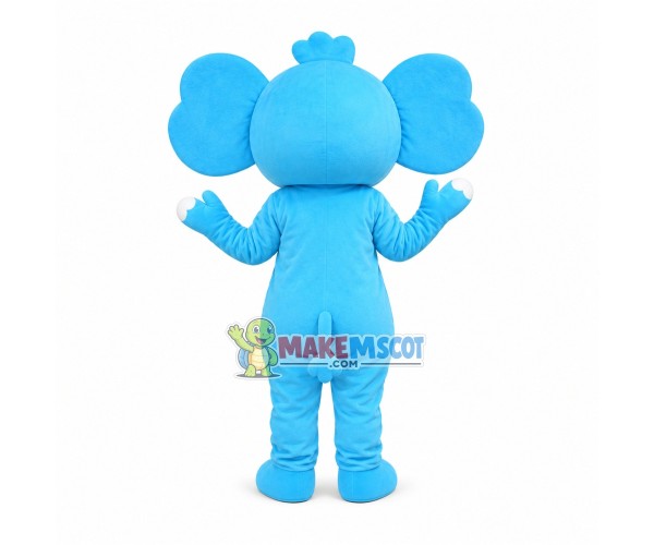 Love Shaped Ears Elephant Mascot Costume Love Shaped Ears Elephant Mascot Costume
