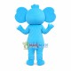 Love Shaped Ears Elephant Mascot Costume Love Shaped Ears Elephant Mascot Costume